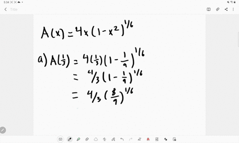 the-cross-sectional-area-of-a-beam-cut-from-a-log-with-radius-1-foot-is-given-by-the-function-ax4--6