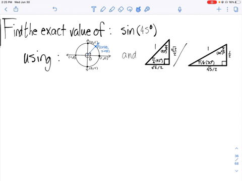 use-figure-6-or-figure-8-to-find-the-exact-value-of-each-expression-sin-45circ
