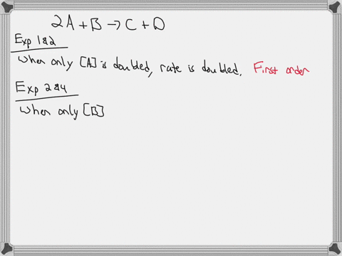 a-study-of-the-hypothetical-reaction-2-mathrmamathrmb-longrightarrow-mathrmcmathrmd-gave-these-res-2
