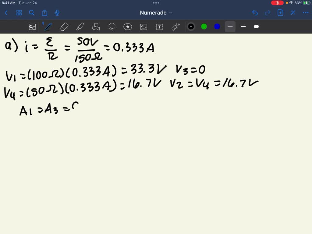 ⏩SOLVED:In the circuit shown in Fig. 𝐏 3 0 . 5 8, find the reading ...