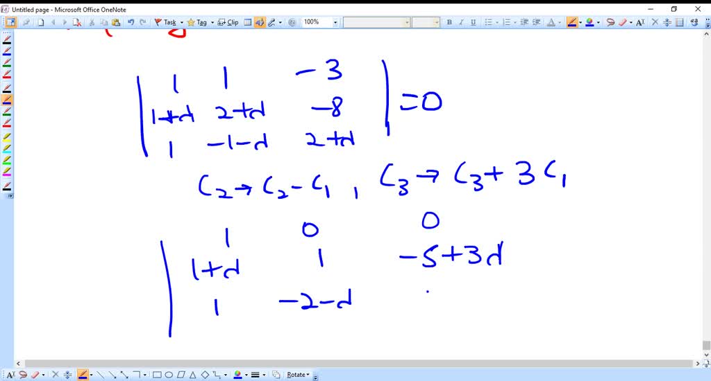 Find The Value Of Lambda For Which The System Of Equations Is Consistent