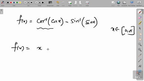 let-fxcos-1cos-x-sin-1sin-x-in-0-pi-find-the-area-bounded-by-fx-and-x-axis