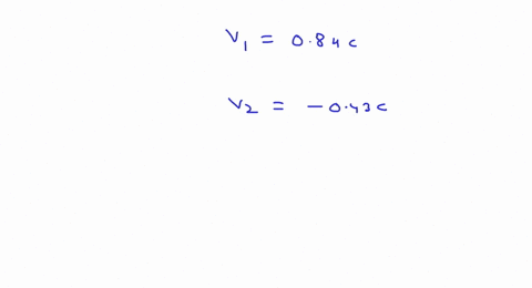 an-electron-moves-to-the-right-in-a-laboratory-accelerator-with-a-speed-of-084-c-a-second-electron-i