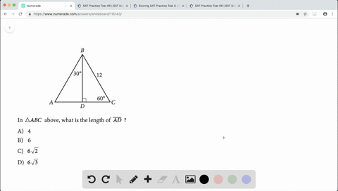 in-triangle-a-b-c-above-what-is-the-length-of-overlinea-d-beginarrayltext-a-4-text-b-6-text-c-6-sqrt