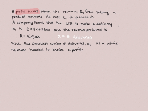 a-product-will-produce-a-profit-only-when-the-revenue-r-from-selling-the-product-exceeds-the-cost--2