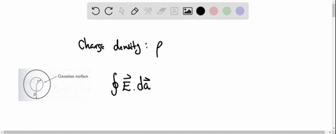 use-gausss-law-to-find-the-electric-field-inside-a-uniformly-charged-sphere-charge-density-rho-compa