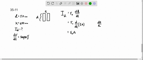 a-square-parallel-plate-capacitor-50-mathrmcm-on-a-side-has-a-050-mathrmmm-gap-what-is-the-displacem