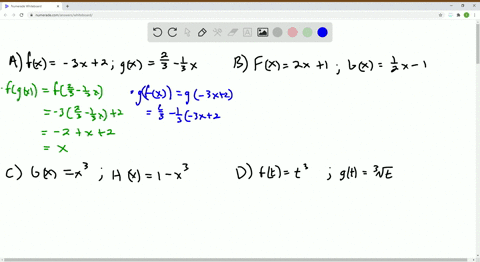 which-pairs-of-functions-are-inverses-a-fx-3-x2-gxfrac23-frac13-x-b-fx2-x1-gxfrac12-x-1-c-gxx3-hx1-2