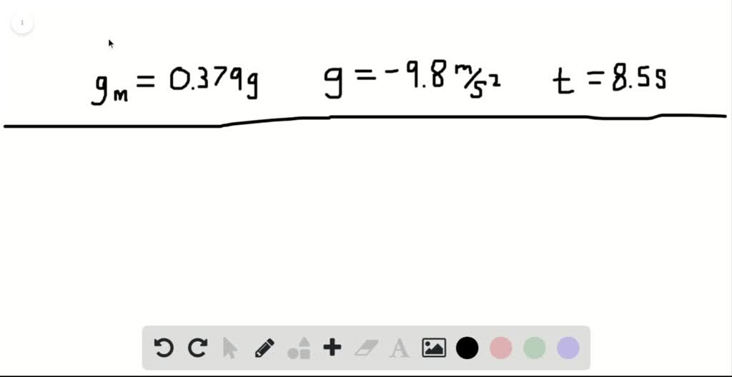 SOLVED A tennis ball on Mars, where the acceleration due to gravity is 0.379g and air