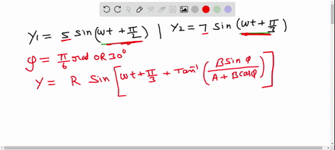 two-waves-traveling-together-along-the-same-line-are-given-by-y_15-sin-omega-tpi-2-and-y_27-sin-omeg