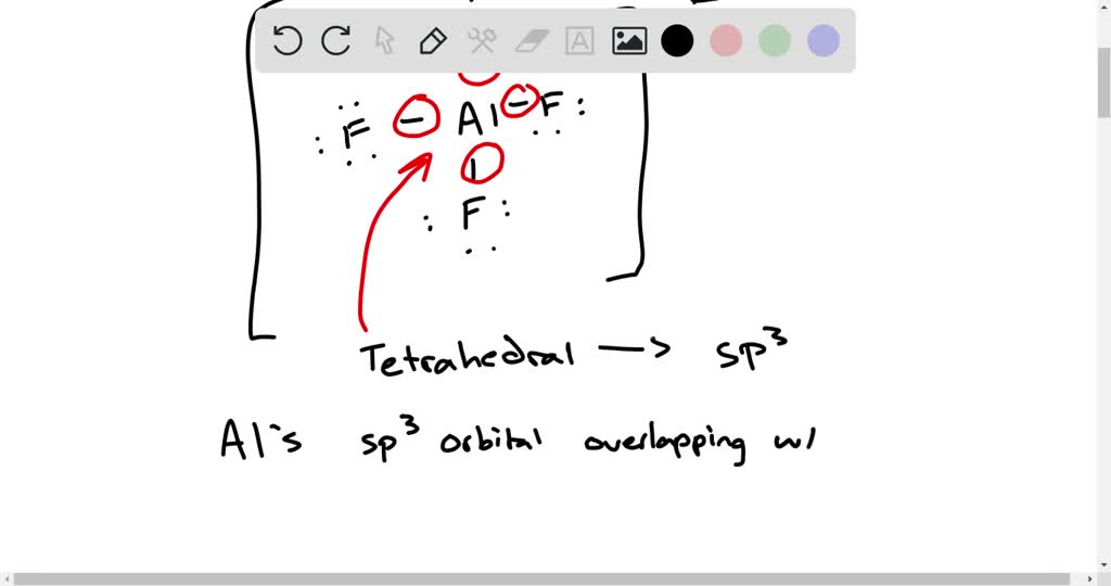 Draw the Lewis structure for AlF4 . What are its electron-pair and ...