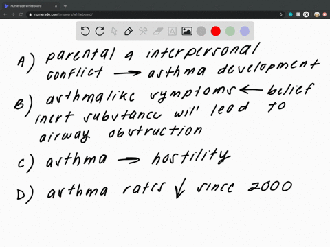 which-of-the-following-statements-pertaining-to-asthma-is-false-a-parental-and-interpersonal-conflic