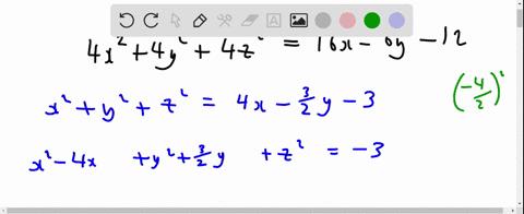 show-that-the-equation-represents-a-sphere-and-find-its-center-and-radius-4-x24-y24-z216-x-6-y-12