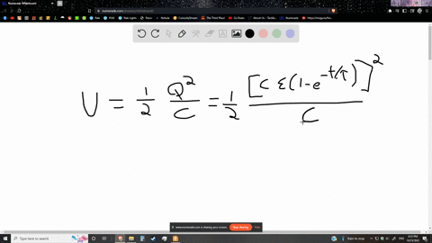 ii-how-long-does-it-take-for-the-energy-stored-in-a-capacitor-in-a-series-r-c-circuit-fig-26-58-to-r