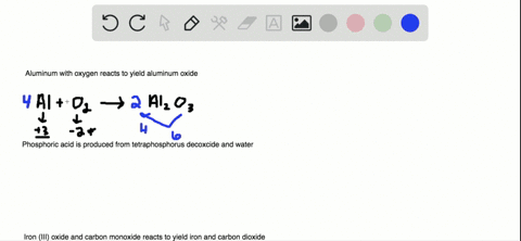write-chemical-equations-for-each-of-the-following-sentences-a-aluminum-reacts-with-oxygen-to-produc