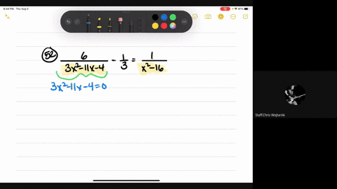 determine-the-restrictions-on-x-frac63-x2-11-x-4-frac13frac1x2-16