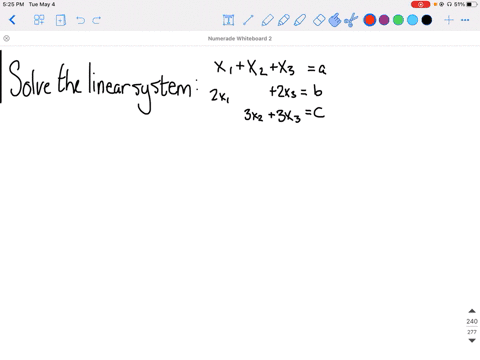solve-the-following-systems-where-a-b-and-c-are-constants-beginaligned-x_1x_2x_3-a-2-x_1-2-x_3b-3-x_