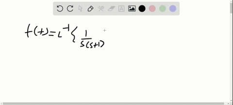 determine-the-inverse-laplace-transform-of-the-given-function-fsfrac1ss1