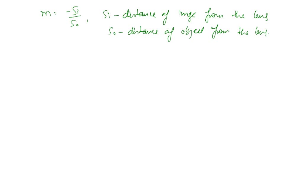 ⏩SOLVED:An object is 45 cm to the left of a lens, and the image is ...
