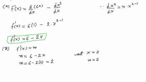 find-a-fprimex-b-the-slope-of-the-graph-of-f-at-x2-and-x4-c-the-equations-of-the-tangent-lines-at-x2