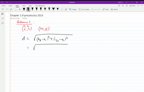 find-the-distance-between-each-pair-of-points-if-necessary-round-answers-to-two-decimals-places-23-a