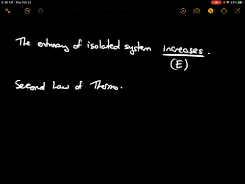 the-entropy-of-isolated-systems-a-is-zero-b-is-one-c-decreases-d-remains-constant-e-increases