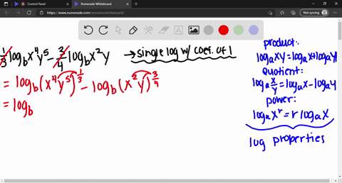 write-each-expression-as-a-single-logarithm-with-coefficient-1-assume-all-variables-represent-posi-5
