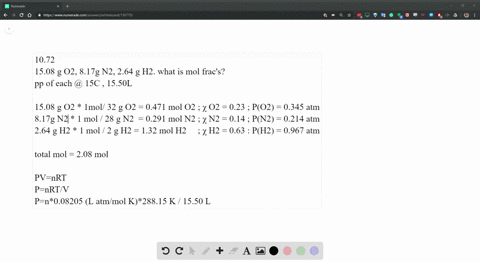 a-what-are-the-mole-fractions-of-each-component-in-a-mixture-of-1508-mathrmg-of-mathrmo_2-817-mathrm