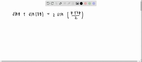 express-each-sum-or-difference-as-a-product-of-sines-andor-cosines-sin-thetasin-3-theta