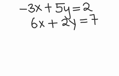 what-is-the-augmented-matrix-of-the-following-system-beginaligned-3-x5-y-2-6-x2-y-7endaligned