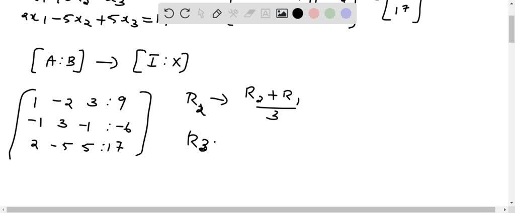 solved-a-write-the-system-of-linear-equations-as-a-matrix-equation-a-x-b-and-b-use-gauss