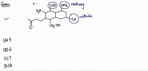 how-many-functional-groups-are-present-in-the-following-a-5-b-6-c-7-d-8
