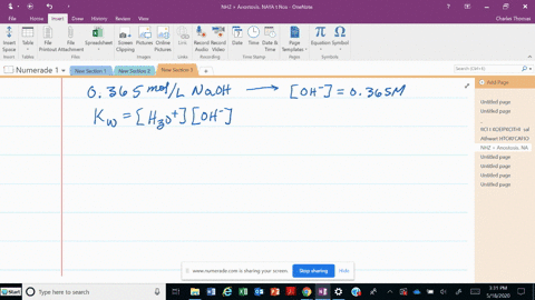 calculate-the-hydronium-ion-concentration-in-a-solution-of-0365-mathrmmol-mathrml-of-mathrmnaoh