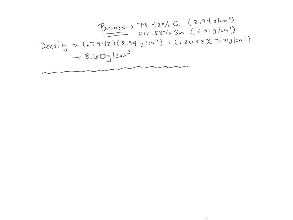 SOLVEDBronze is an alloy made of copper (Cu) and tin (Sn) used in