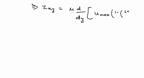 the-velocity-distribution-for-laminar-flow-between-parallel-plates-is-given-by-fracuu_max-1-leftfr-2