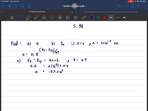 in-n-type-silicon-the-fermi-energy-level-varies-linearly-with-distance-over-a-short-range-at-x0-e_f-