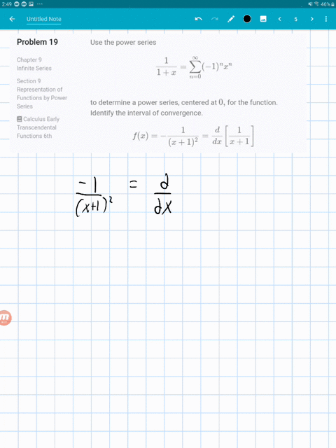 use-the-power-series-frac11xsum_n0infty-1n-xn-to-determine-a-power-series-centered-at-0-for-the-f-13