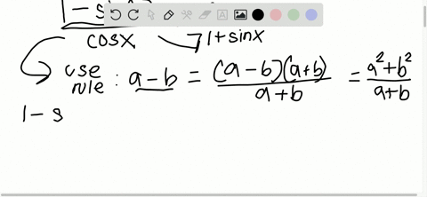 verify-that-the-following-equations-are-identities-frac1-sin-xcos-xfraccos-x1sin-x