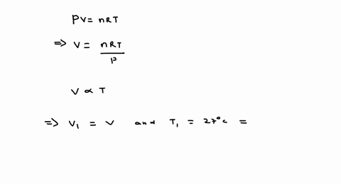 a-perfect-gas-at-27circ-mathrmc-is-heated-at-constant-pressure-to-327circ-mathrmc-if-original-volume