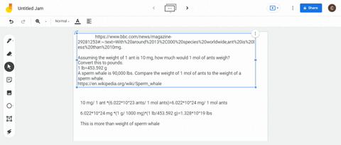 using-the-above-two-questions-as-examples-devise-a-creative-way-to-demonstrate-the-size-of-the-mol-2