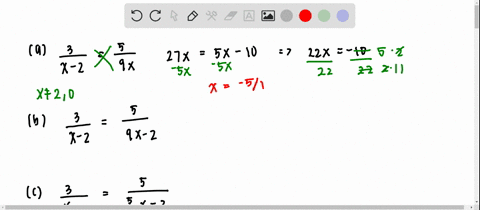 a-frac3x-2frac59-x-b-frac3x-2frac59-x-2-c-frac3x-2frac5frac53-x-2