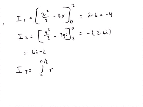 evaluate-the-following-line-integrals-in-the-complex-plane-by-direct-integration-that-is-as-in-ch-11