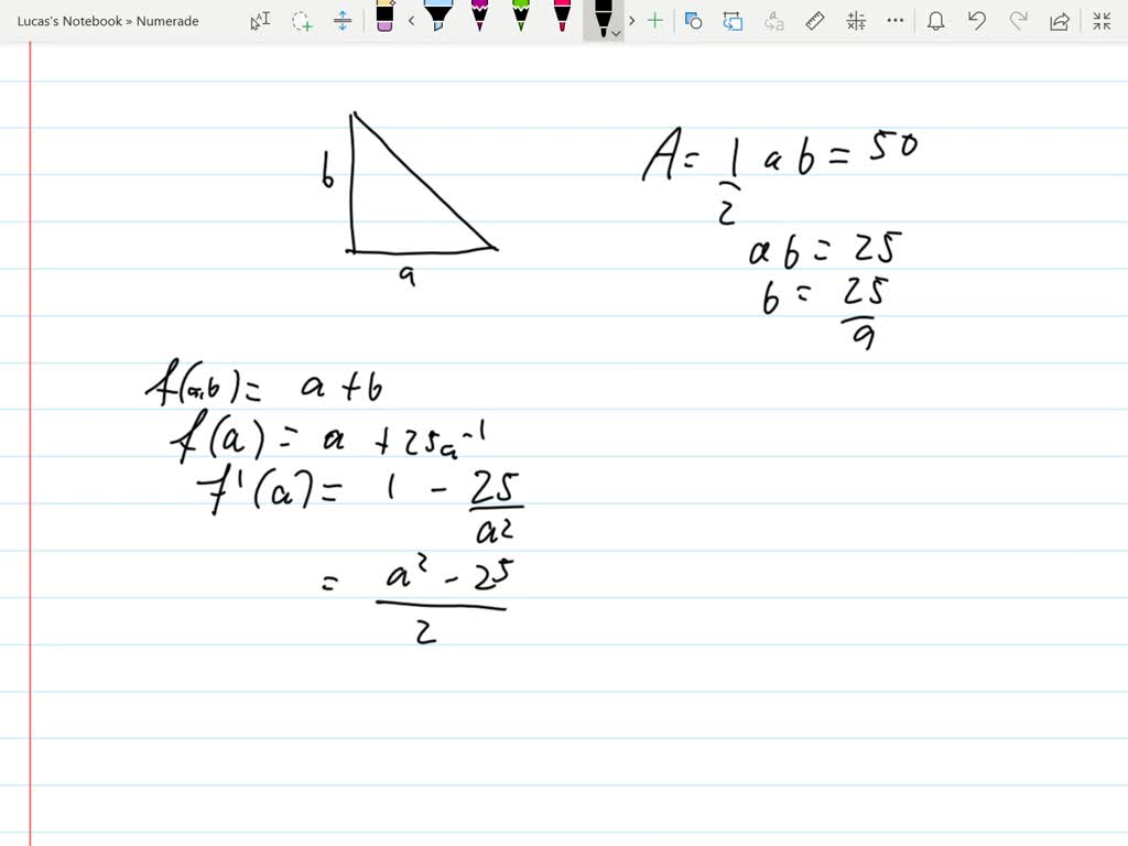 SOLVEDSolve the given maximum and minimum problems.A rectangular hole