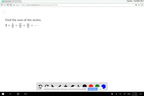 find-the-sum-of-the-series-3-frac-92-frac-273-frac-814-cdot-cdot-cdot