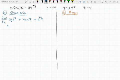find-partial-w-partial-s-and-partial-w-partial-t-a-by-using-the-appropriate-chain-rule-and-b-by-co-3