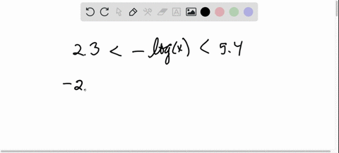 solve-the-inequality-analytically-23-log-x54-2