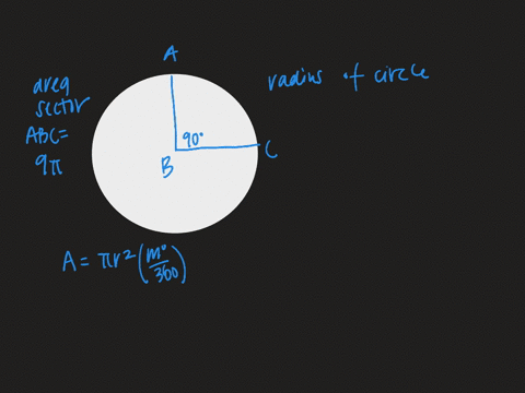 find-the-radius-of-each-circle-area-of-sector-a-b-c9-pi-cant-copy-the-graph