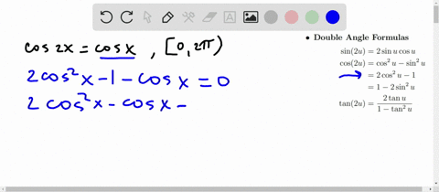 in-exercises-5-10-find-all-solutions-to-the-equation-in-the-interval-02-pi-cos-2-xcos-x