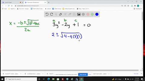 solve-each-quadratic-equation-using-the-method-that-seems-most-appropriate-to-you-3-y2-2-y10