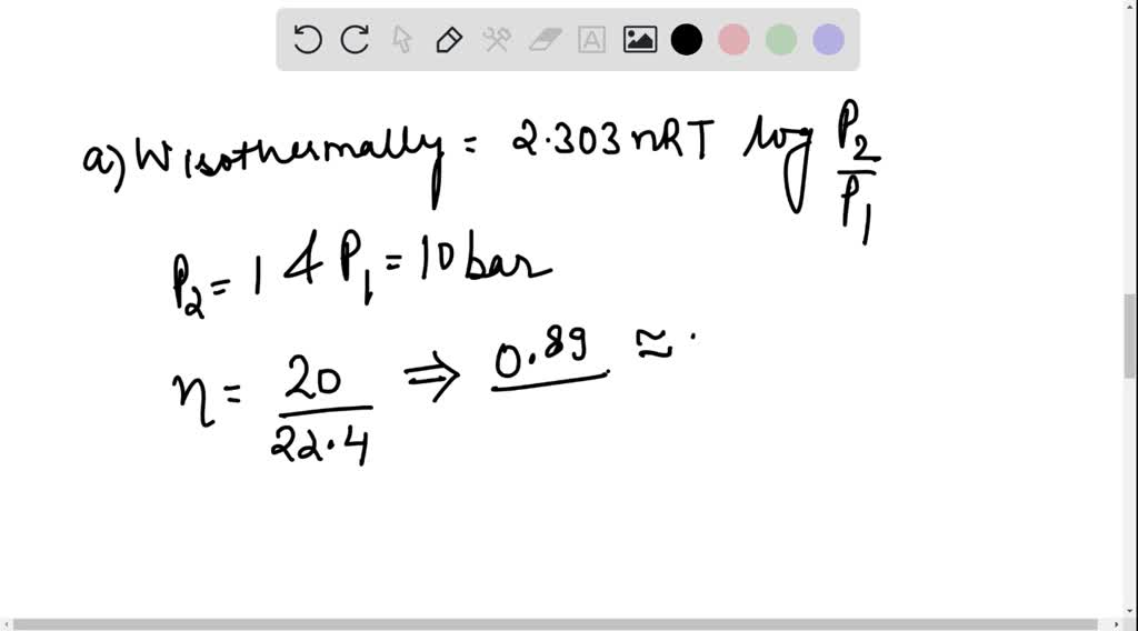 SOLVED: A tank contains 20 L of compressed nitrogen at 10 bar and 25^∘C ...